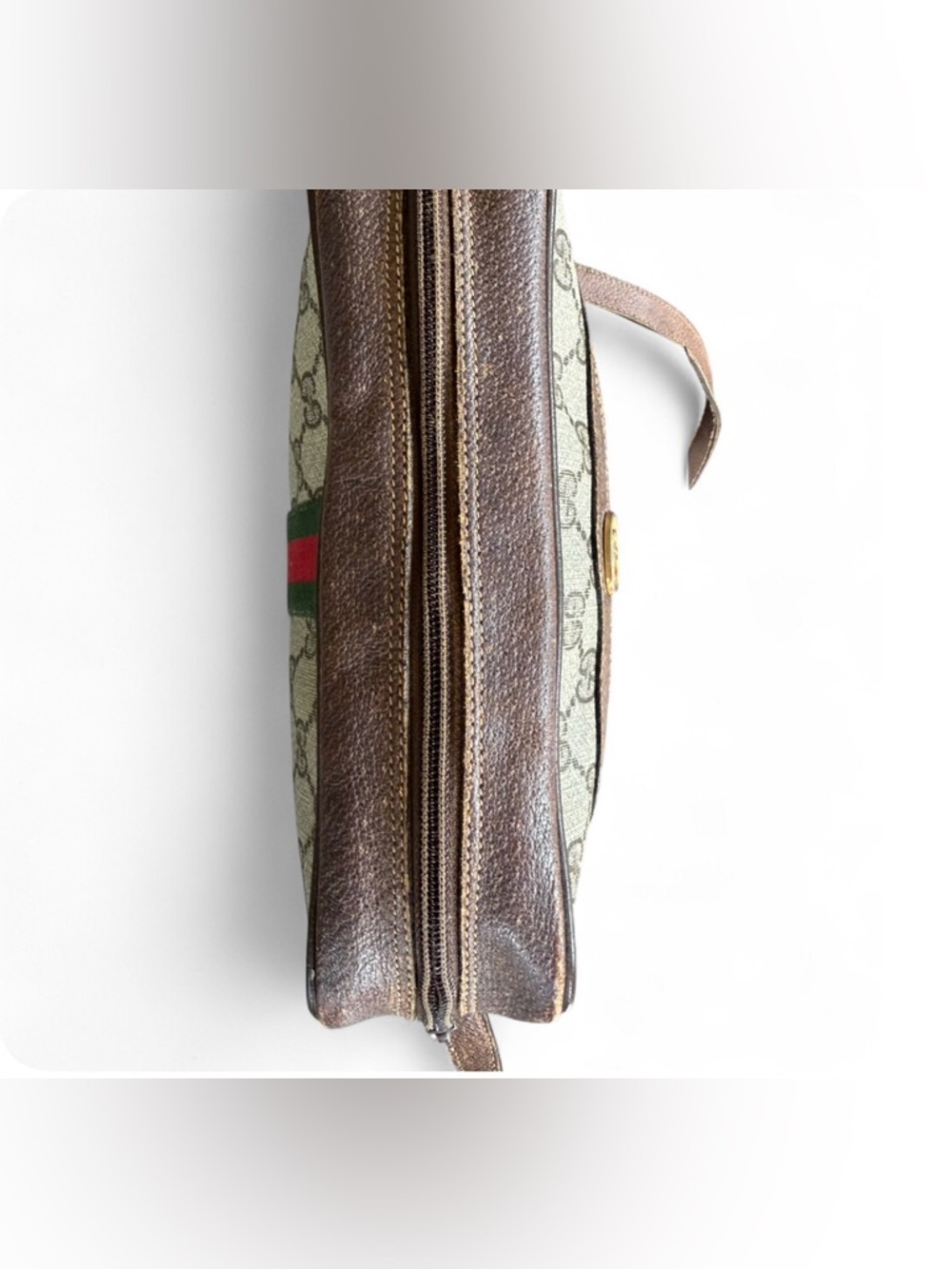 Gucci Ophidia GG Supreme Sherry Line Crossbody/Shoulder Bag with COA - Picture 11 of 17